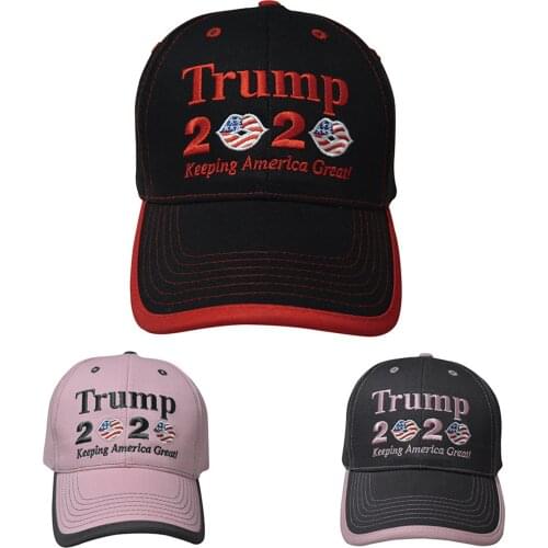 Women Baseball Hat Trump 2020 US Election Campaign Cap Stop steal and Keep America great Beautiful stylish 3D embroidery gift