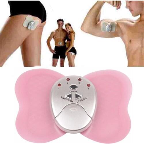 Electric Body Slimming Massager Christmas gift Electronica Butterfly Mini Body Neck Back Muscle Massager Body Slimming Massager