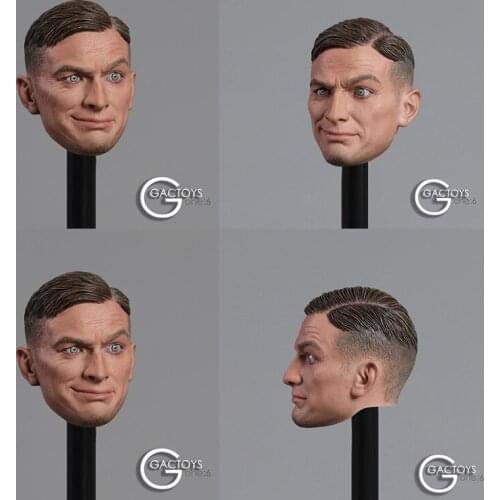 GACTOYS GC032 1:6 European Male Expressions Head Sculpt F 12" Action Figure Body