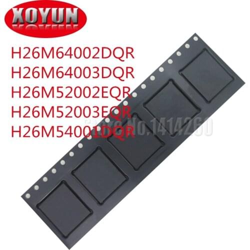 H26M64002DQR H26M64003DQR H26M52002EQR H26M52003EQR H26M54001DQR emmc BGA