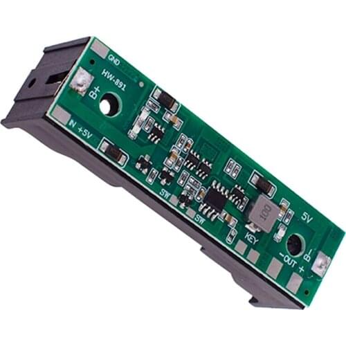 18650 Lithium Battery Boost Module 5V While Charging and Discharging Ups Uninterrupted Protection Integrated Board