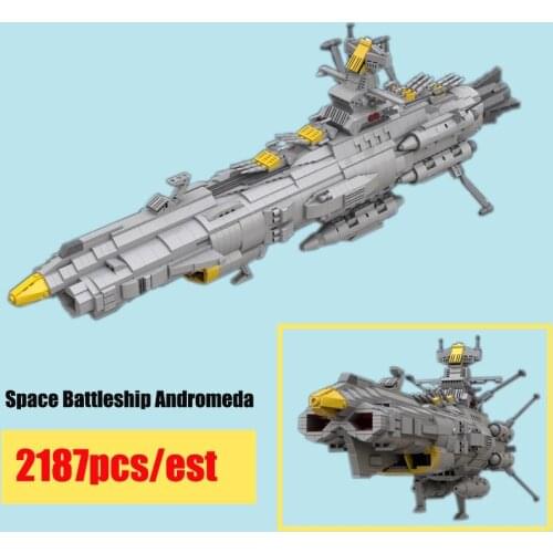 New Space Andromeda Movie Series Battle Buildmoc MOC-32484 Model Building Blocks Bricks DIY Childrens Toys Kids Education Gifts