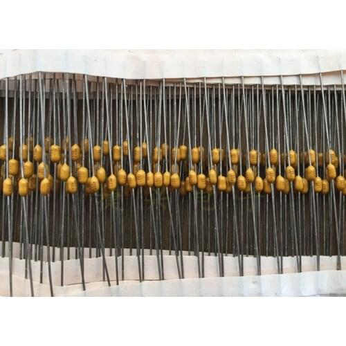 100PC CT42 Axial Monolithic capacitor 50V 102 103 104 105 223 224 474 1 10 100 22/220 470NF 1/0.47/0.022UF/PF multilayer ceramic