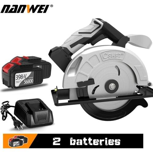 Industrial power tools 2.0Ah rechargeable battery electric cordless circular saw machines for wood cutting
