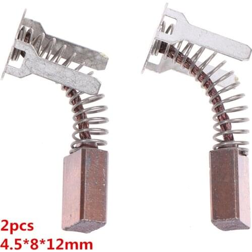 2pcs Carbon Brushes Repalce for Bosch GSB180-Li GSB140-Li Power Tool Accessories 4.5*8*12mm