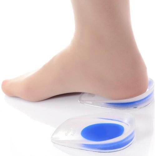 Silicone High Heel Shoe Cushion Insoles Pain Relief Foot Protectors Support Shoe Pad Soft Sport Increased Inserts for Men Women