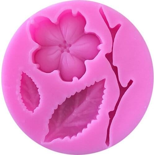 DIY Flower Silicone Fondant Cake Mold Candy Chocolate Fondant Molds for Cake Decorating