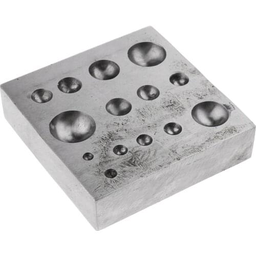 Steel Dapping Block Design Forming Doming Jewelry Bending Shaping Swage Tool