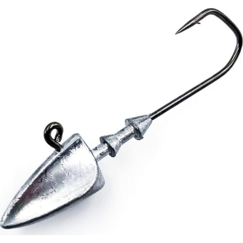 Lead Jig Head Fishing Hooks for Soft Lure Squid Bait 3.5g 5g 7.5g 10g 15g 20g 10pcs/bag Barbed Single hook Fishing Accessories