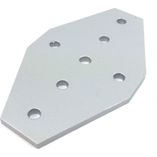 SWMAKER Openbuilds DIY 7 Hole Joining Plate - V Slot Aluminium Linear Extrusion - 3D Printer RepRap CNC accessory