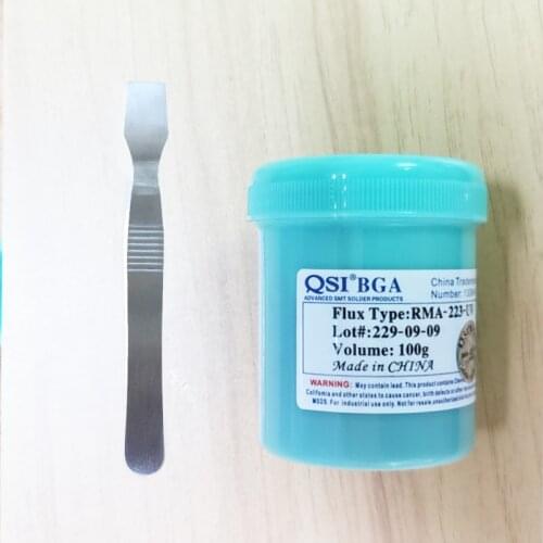 High Quality RMA-223-UV 100g Solder Flux Paste For SMT BGA Reballing Soldering Welding Repair Paste Grease Flux with scraper