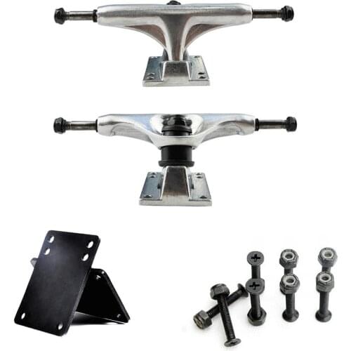 1 Pair 5inch Skateboard Truck Aluminum Hot Independent Skateboard Trucks By Gravity Casting Produce Skills Truck Skate