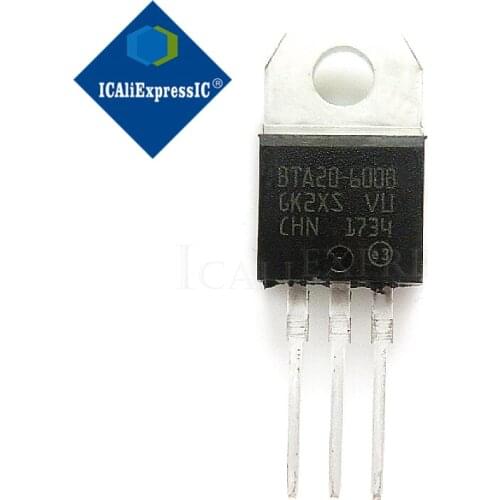 10PCS BTA20-600B BTA20-600 TO220 TO-220 BTA20 20-6 new original In Stock