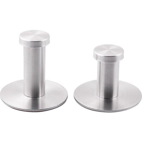 100pcs/lot Self Adhesive Hooks Stainless Steel Robe Hooks Coat Cloth Bag Hanger Waterproof Kitchen Bathroom Shower Hooks LX2544