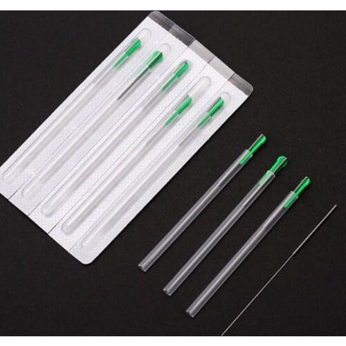 1000pieces disposable Sterile acupuncture needle with tube one needle with one guide tube Acupuncture Needle Disposable Needle