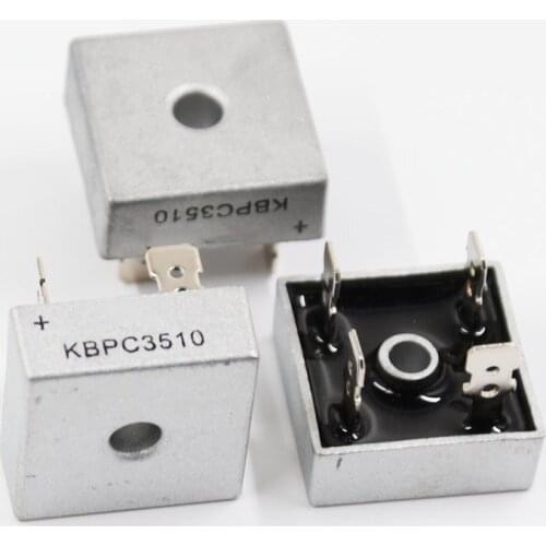 2PCS/LOT KBPC3510 35A 1000V Diode Bridge Rectifier Original