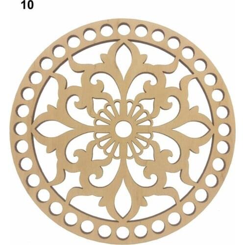 20 pieces 6inch /15cm Crochet basket bottoms Wood base Wooden bottom knitting free shipping