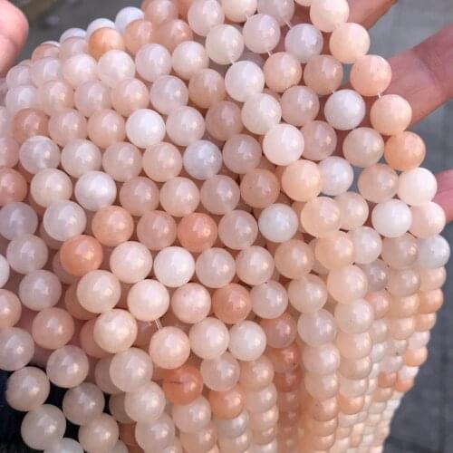 4/6/8/10mm Natural Pink Aventurine Stone Beads Fit Bracelet Necklace Round Loose Aventurine Quartz Stone Bead For Jewelry Making
