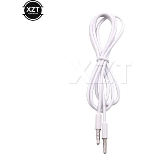Hot sale 4 Pole 1m Universal 3.5mm Male Record Car Aux Audio Cord Headphone Connect Cable for Smart phone and computer