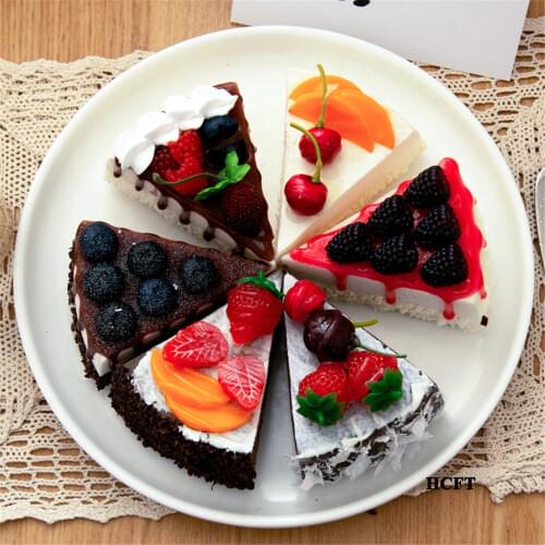 Bakeshop bakehouse pastry dessert house shop store decoration blueberry strawberry cherry fruit fake simulation cake model