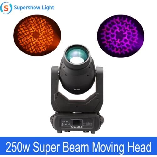 Freeshipping Super 250W Moving Head Light Beam Effect Professional Stage Effect DJ Equipment DMX Control