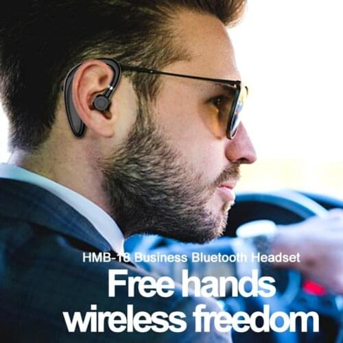 Bluetooth Headset Wireless 5.0 Headset HD Microphone Stereo Hands-free Noise Reduction Business Headset For IOS/Android