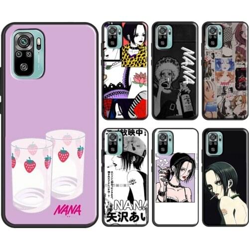 Nana Osaki Manga For Xiaomi Redmi Note 10 7 8 9 Pro Note 9S 8T Case For Redmi 9A 8A 7A 9 9C 9T K40 Cover