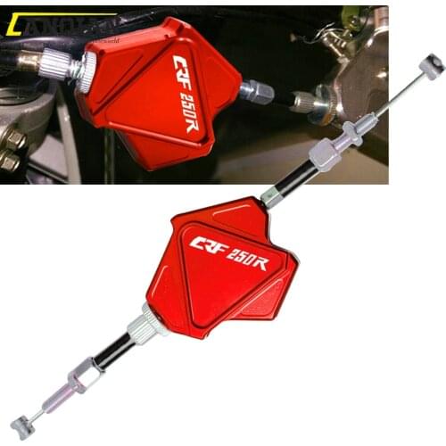 For HONDA CRF250R CRF 250R 2004-2018 2009 2011 2012 2013 2014 2015 2016 2017 CNC Stunt Clutch Lever Easy Pull Cable System