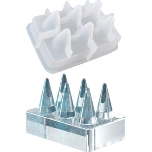 Ring Display Stand Resin Molds Jewelry Holder Wedding Ring Display Single Finger Rings Showcase Stand for Jewelry Store