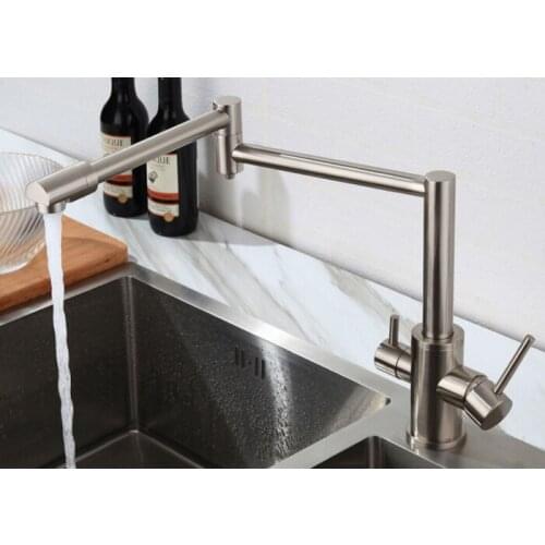 Kitchen Faucet Drinking Water Single Hole Black Hot and cold Pure Water Sinks Deck Mounted Mixer Tap