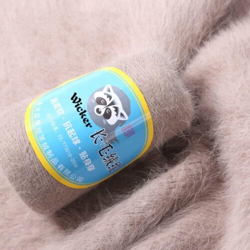 Extra Warm Mink Yarn Fancy Long Plush Hand Knitting Yarn for Crocheting Hats Scarves Thread for Knitting Women Sweater Cardigan