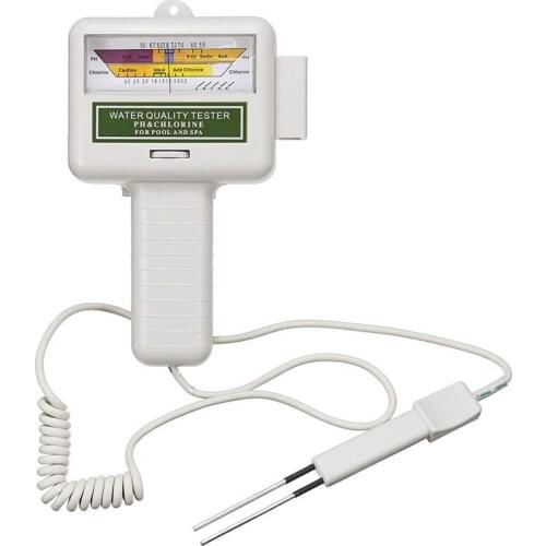 Portable Swimming Pool Spa Digital Meter Chlorine PH Tester Water Quality Purity Test Pen stick Handheld without Battery