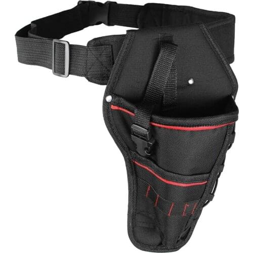 Waist Pockets Cordless Electronic Drill Holster Tool Belt Pouch Adjustable Belt Storage Bag Impact Wrench Tool Bag