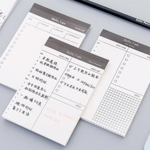 Simplicity To Do List Weekly Planner Business Checklist Creative Daily Schedule Memo Pad Office School Stationery Day Note Samll