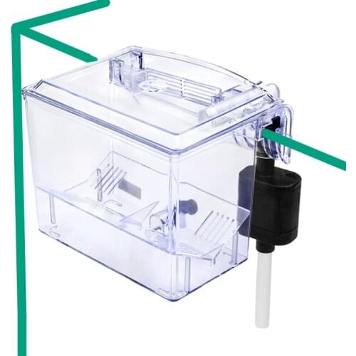Transparent Fish Tank Breeding Isolation Box Aquarium External Breeding Hanging Hatchery House Pump