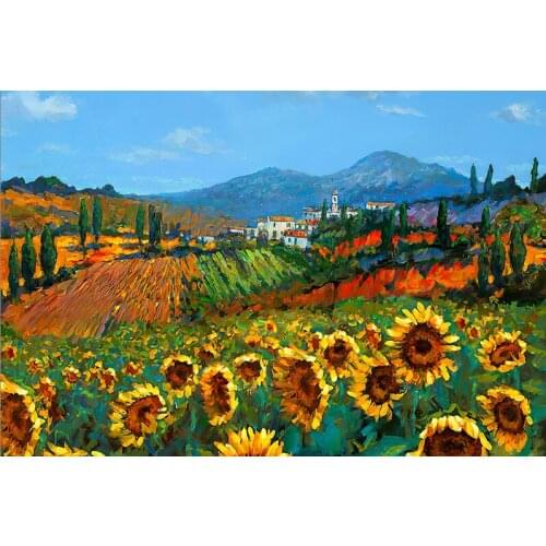 Rose sunflower The wooden puzzle 1000 pieces ersion jigsaw puzzle white card adult childrens educational toys