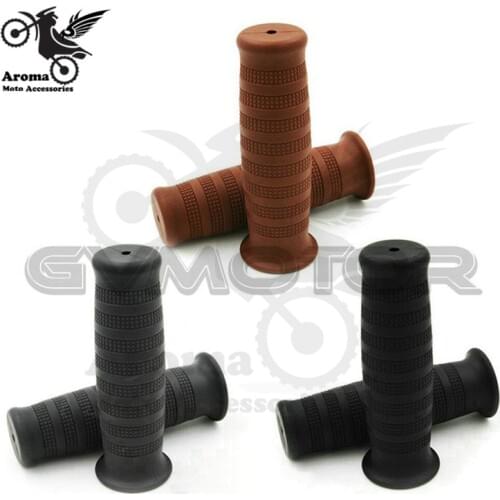 3 colors available 7/8 '22 mm Motorcycle grip for Harley Davidson handlebar black coffee brown grey colorful decal motorbike hot