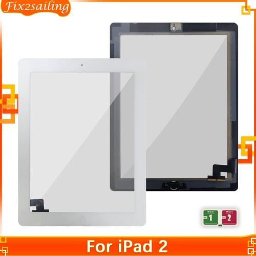 Glass Touch For iPad 2 2nd Gen A1395 A1396 A1397 9.7" New Outer Touch Screen Digitizer Front Glass Panel Replacement
