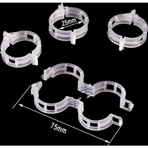 100PCS NEW Plastic Plant Support Clips For Tomato Hanging Trellis Vine Connects Grape Tool Plant Vegetable Clips Agricultural