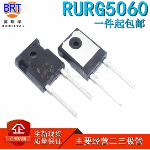 10pcs/lot RURG5060 TO-247-2 600V50A Fast-Recovery Diode Spot New