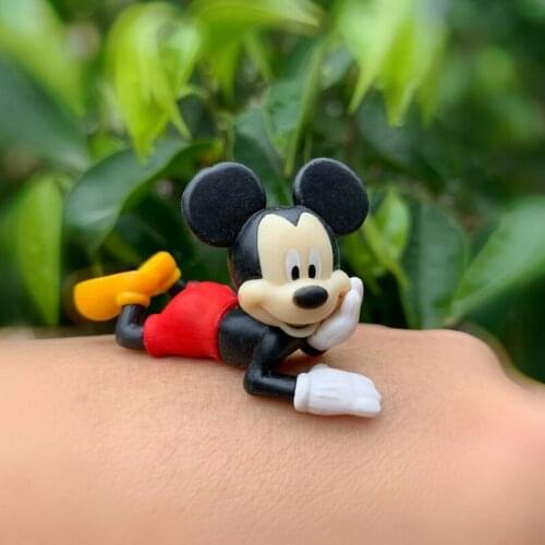 2PCS 5cm Disney mumps Mickey doll model toy mobile phone case DIY material