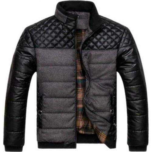 2019 Cotton-padded Clothes Mens Cotton-padded Clothes Elderly Mens Cotton-padded Clothes Jacket Warm Plus Velvet