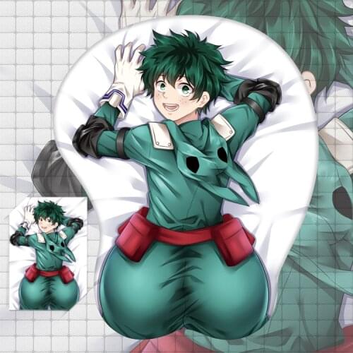2019 Anime My Boku no Hero Academia Midoriya Izuku 3D Soft Gel Gaming Mouse Pad Mousepad Wrist Rest Gifts