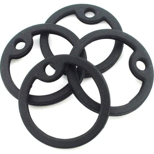 ATGO (10Piece) Rubber dog tag silencer for 5cm*2.7cm , Jewellery findings & Components BJA001B