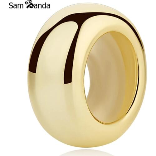 Real 925 Sterling Silver Charm Spacer Stopper Interval Beads Fit Pandora Women Bracelet Bangle DIY Authentic Jewelry Making