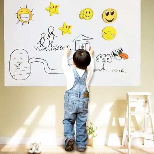 Whiteboard Stickers Teaching Whiteboard Stickers 60*200CM Baby Photo Wall Waterproof Can Be Erased