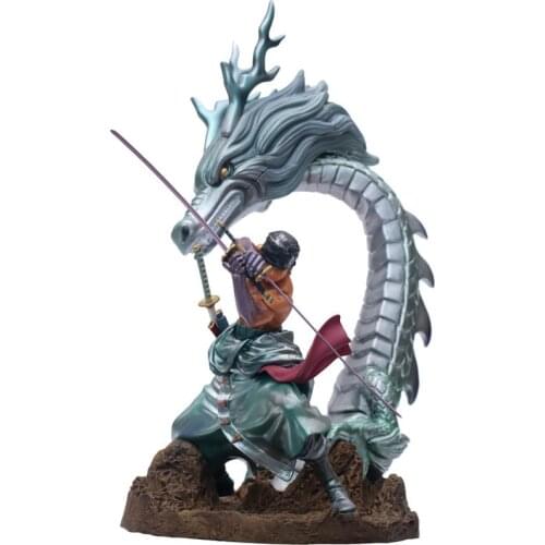 One Piece Action Figure Roronoa Zoro 31cm The Battle Over The Dome Anime Pvc Model Collection Toy Exquisite Decoration Figma