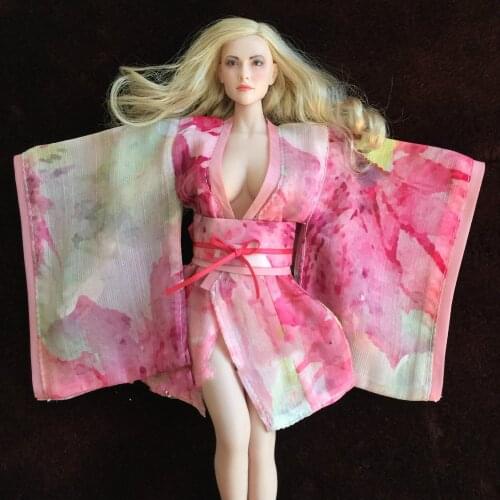 Estartek 1/6th Scale Kimono In Red 1:6 Figure Clothes Accessories for 12" PH JOdoll Verycool Collectible Action Figure DIY