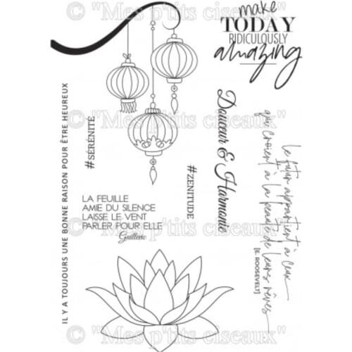 FrenchTransparent Clear Silicone Stamp/Seal for DIY scrapbooking/photo album Decorative clear stamp A7372