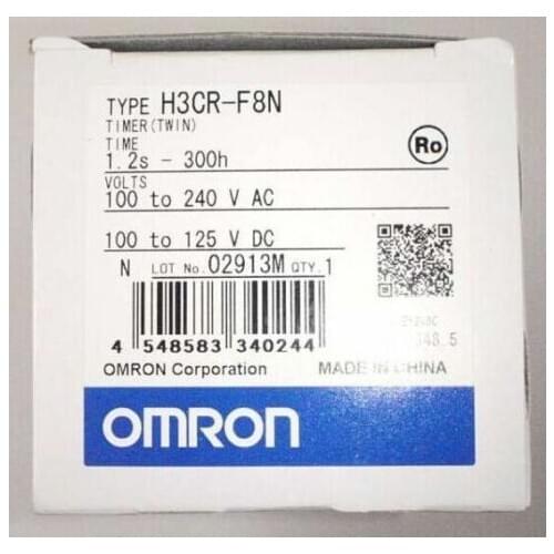 H3CR-F8N H3CRF8N 100-240VAC 1PC NEW IN BOX OMRON Timer Relay free ship #exp